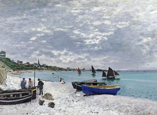 The Beach at Sainte-Adresse, 1867