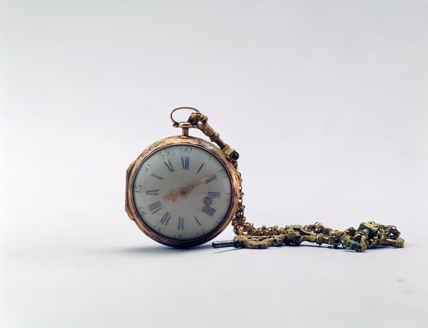 铜镀金珐琅爱婴图表