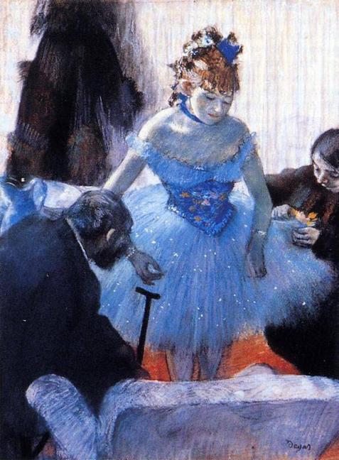 Dancer's Dressing Room - circa 1878 - Private collection - pastel