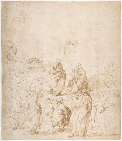 Fra Bartolomeo--The Adoration of the Magi