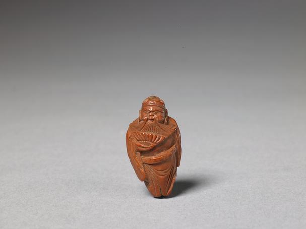 橄榄核雕寿星