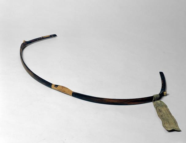 木吉庆锦纹桦皮乾隆帝御用弓