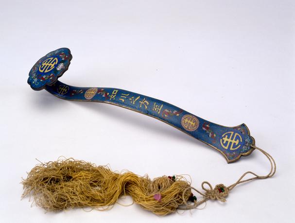 掐丝珐琅九如如意-如川之方至如意