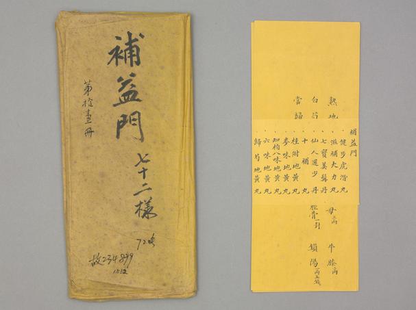 “补益门”药方