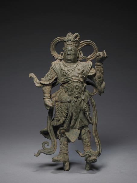 铜天王立像