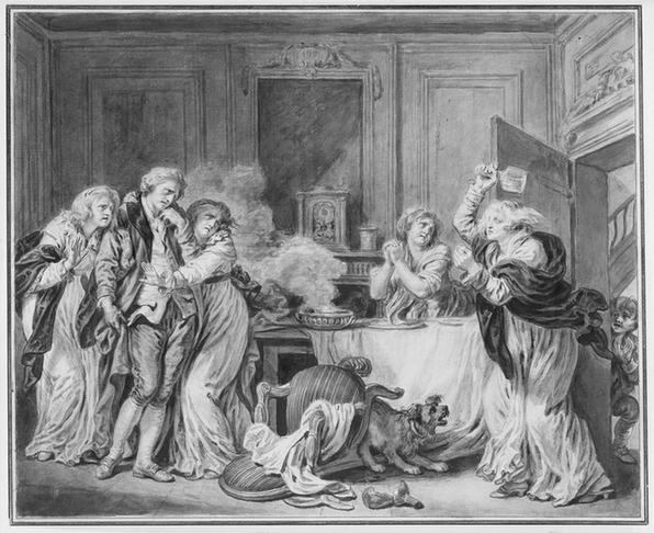 Jean-Baptiste Greuze--The Angry Wife