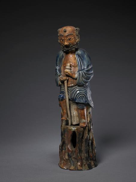 石湾窑八仙铁拐李像