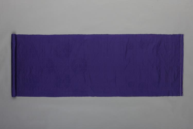 藕荷色团三友纹江绸