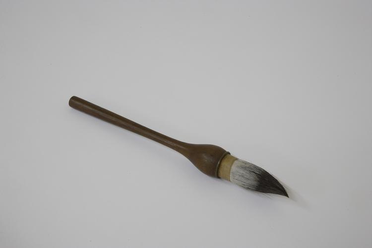 楠木管斗紫羊毫提笔