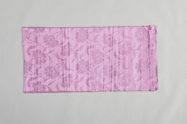 葡萄紫色花叶纹泰西缎