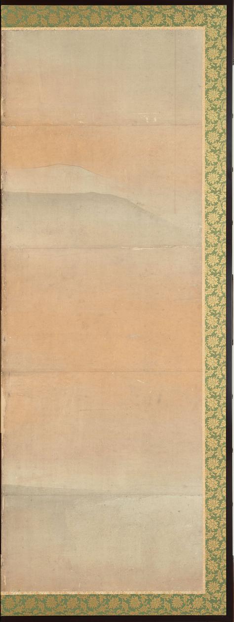 安土桃山时代 琴棋书画图屏风第1屏