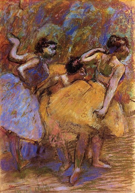 Dancers - circa - Memorial Art Gallery of the University of Rochester (USA) - pastel