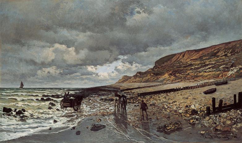 The Pointe de La Hève at Low Tide, 1865