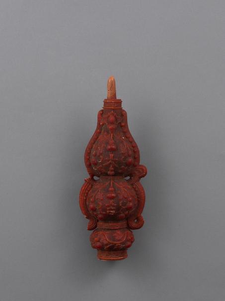 红色大吉字葫芦式蜡