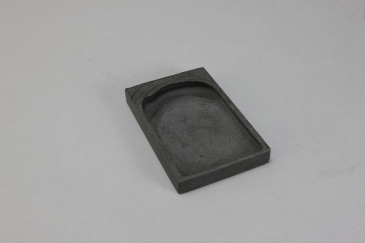 歙石雕叶长方砚