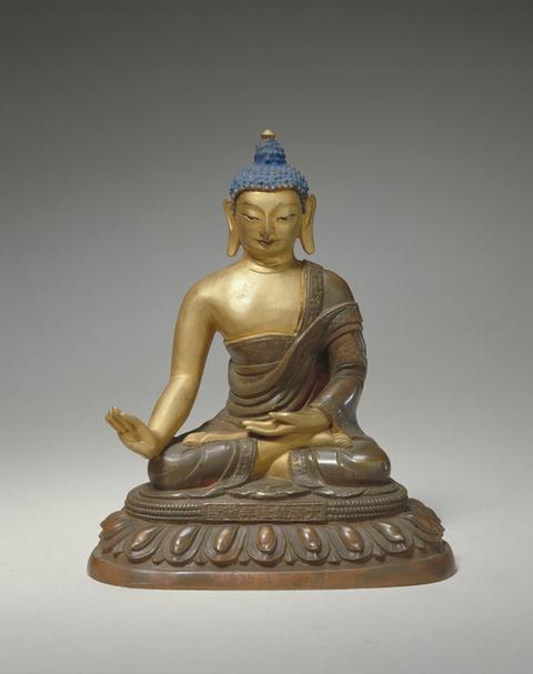 般若品铜镀金佛-周匝庄严功德佛