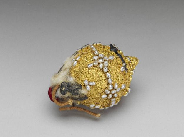 包金镶米珠回钮-5