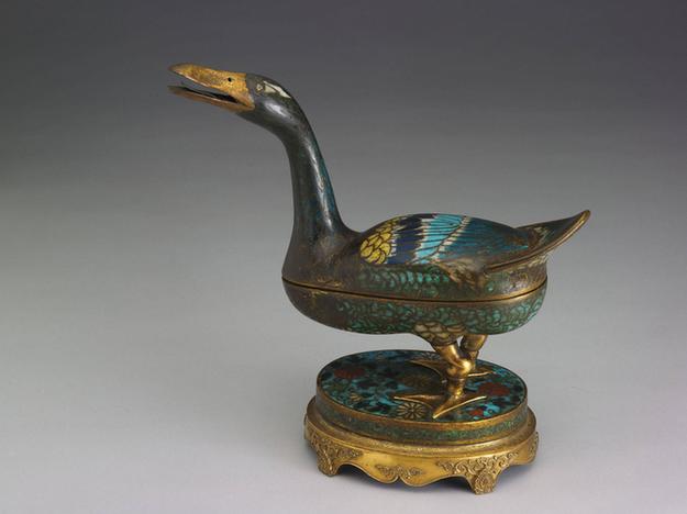 掐丝珐瑯凫式炉