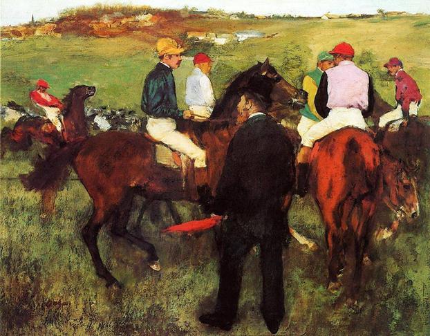 Racehorses at Longchamp - - - National Gallery of Art - Washington (USA)