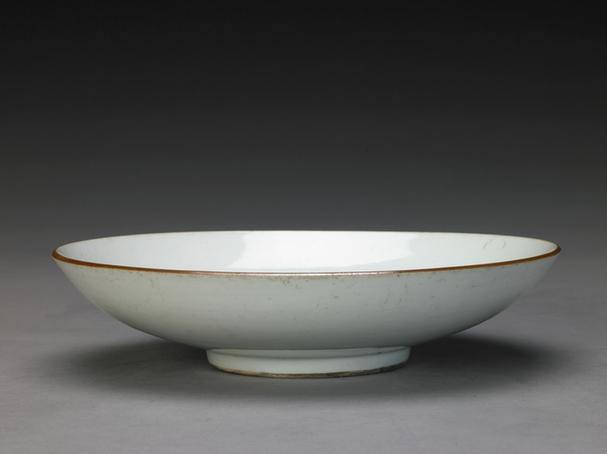 玉堂佳器款青花诗句叶纹盘