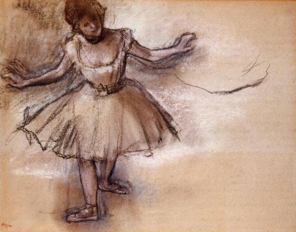 Dancer – circa 1877 - Private collection - pastel