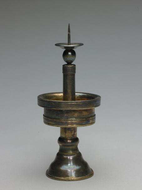 银镀金供器-蜡扦