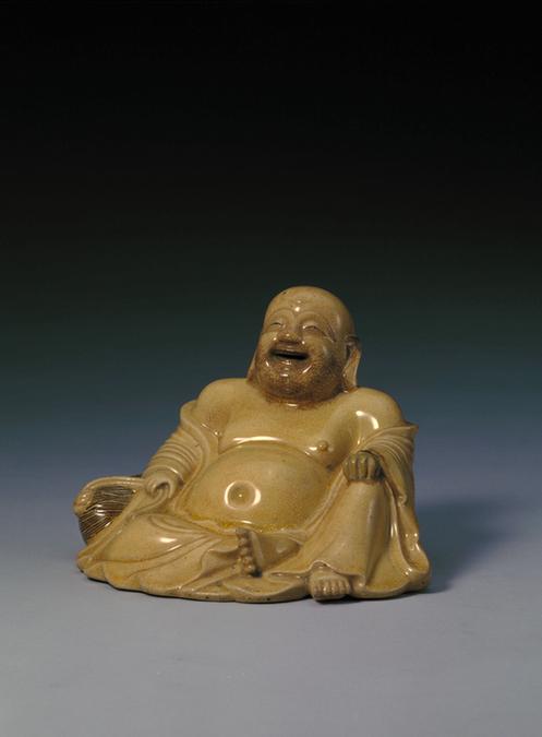 米釉瓷蒋元裕塑弥勒坐像