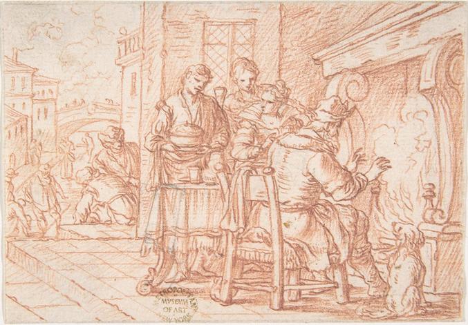 Jonas Umbach--January (one of a series representing the labors