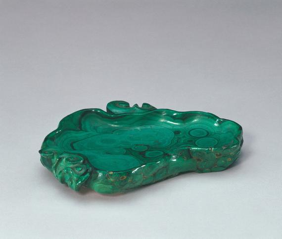 孔雀石灵芝式洗