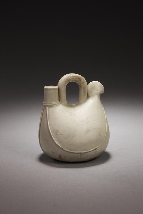 邢窑白釉皮囊式壶