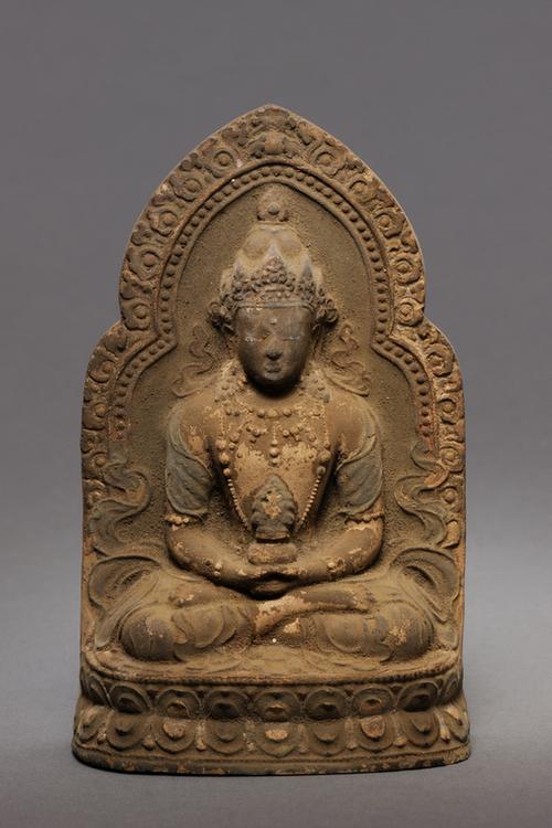 陶无量寿佛坐像