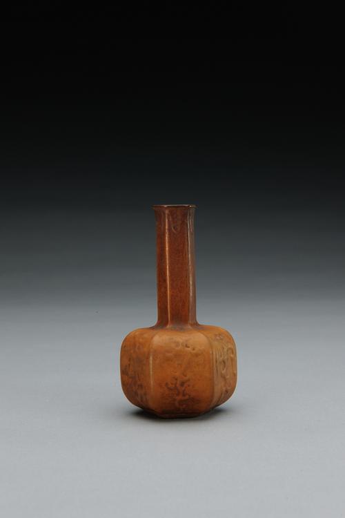 康熙款匏制六棱瓶