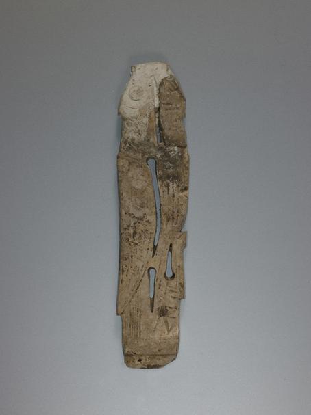 玉透雕双鸟纹柄