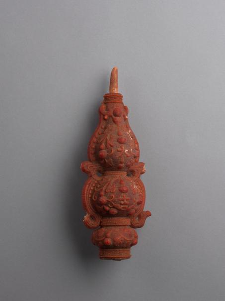 红色大吉字葫芦式蜡