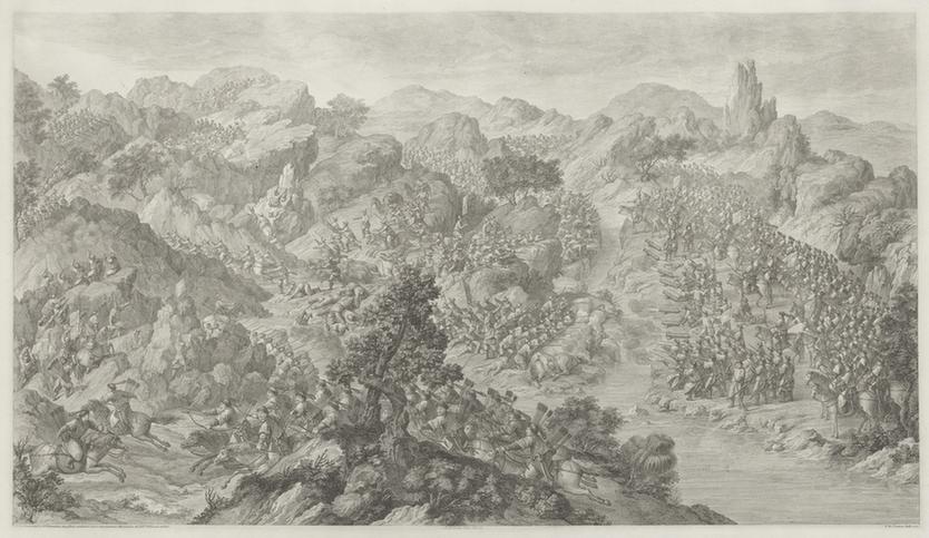 平定西域战图页