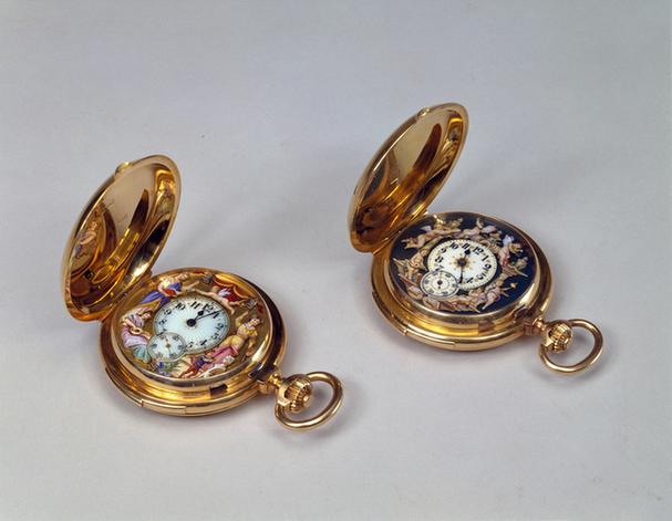 洋金壳打簧怀表