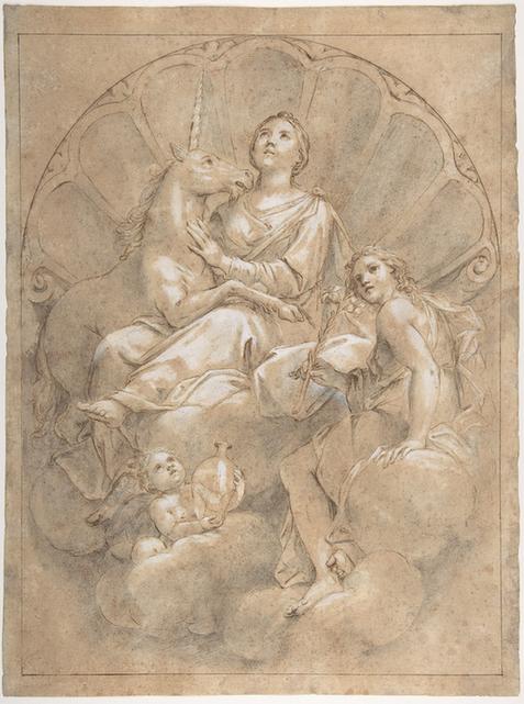 Marcantonio Franceschini--Allegorical Figure