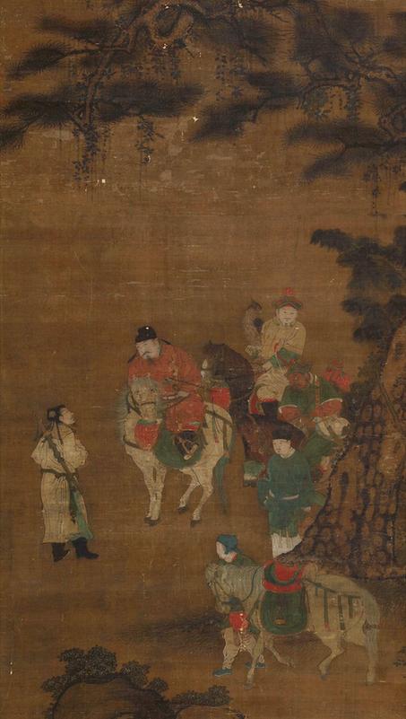 太宗出猎图