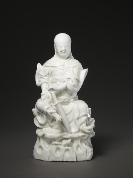 德化窑白釉真武像