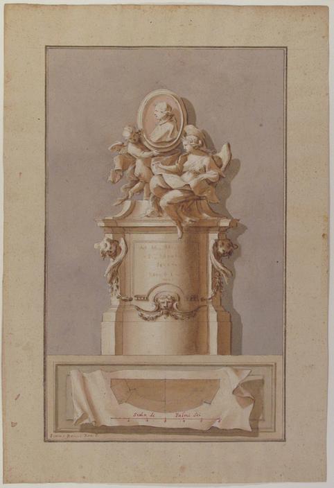 Pietro Bracci--Design for a Tomb2