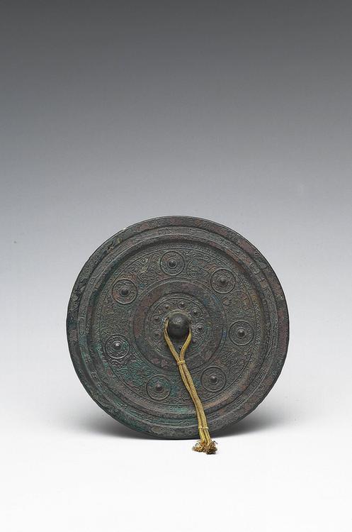 七乳禽兽纹镜--1