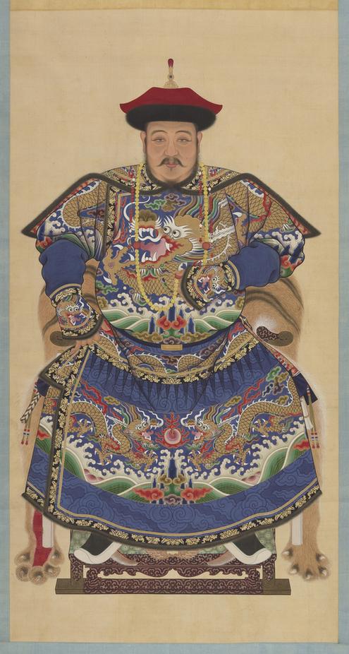 历代帝王贵妃大臣朝服像(爱新觉罗·多铎)