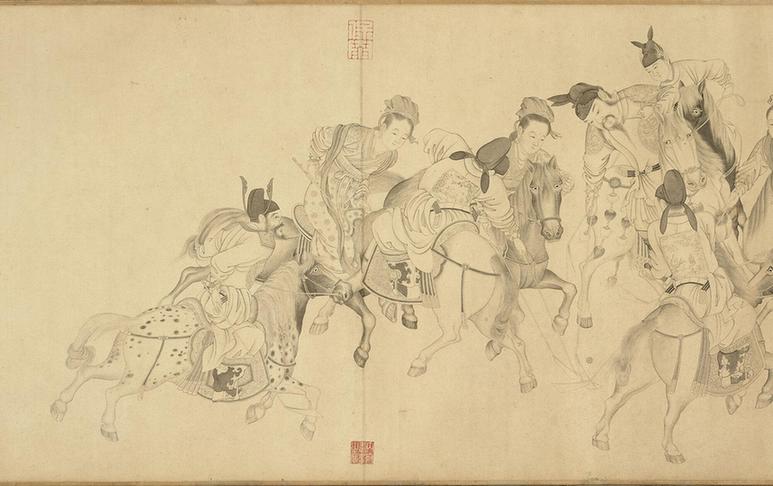 唐明皇击鞠图-4