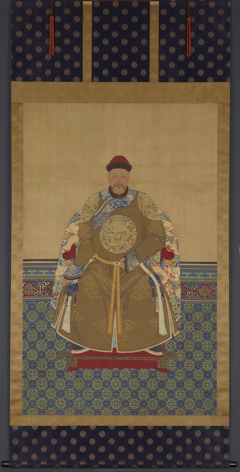 历代帝王贵妃大臣朝服像(礼亲王代善)