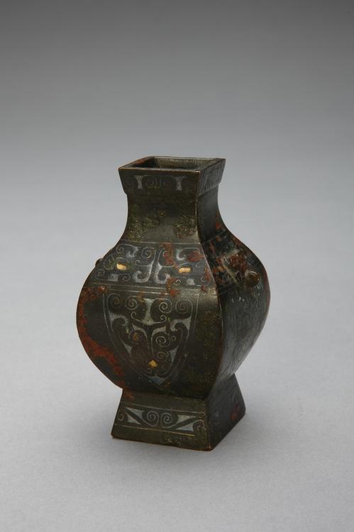 错金银蝉纹方壶