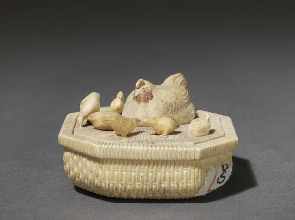 成份文具-骨质八角鸡盒