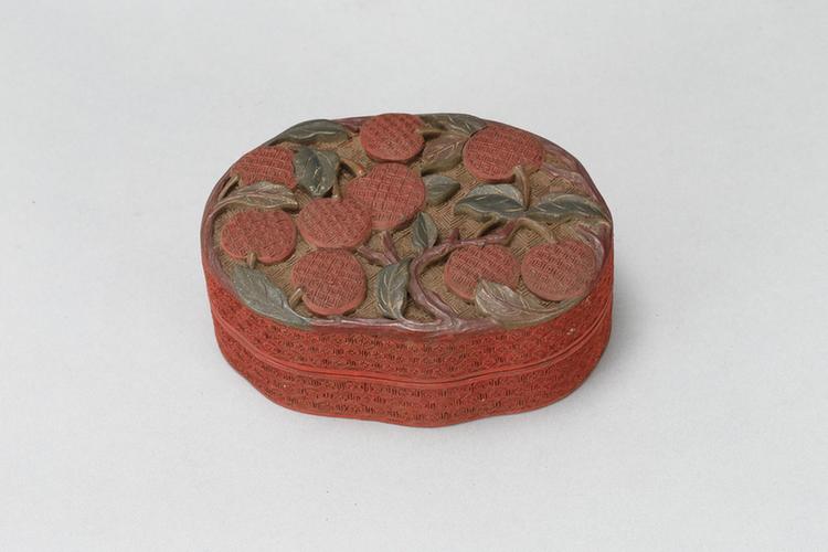 堆彩樱桃纹盒