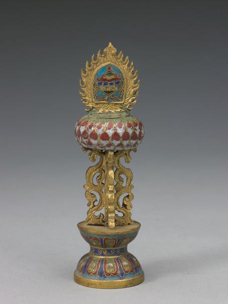 搯丝珐琅八宝-盖