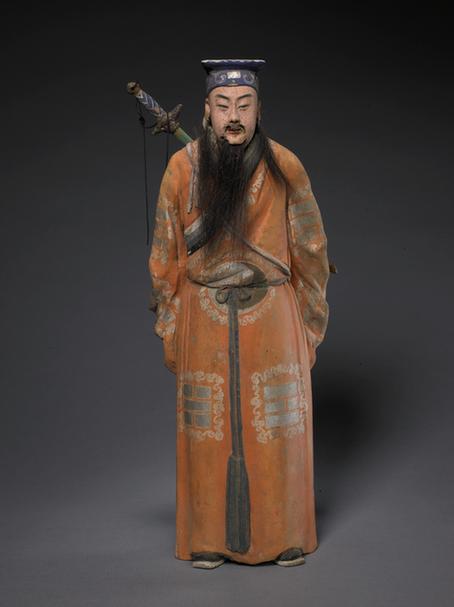 泥人张塑八仙吕洞宾像