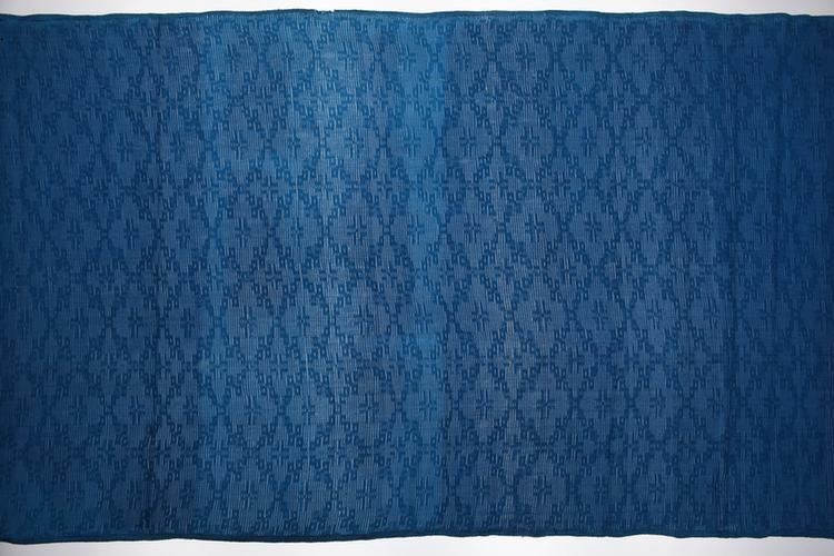 月白色永胜万康纹罗